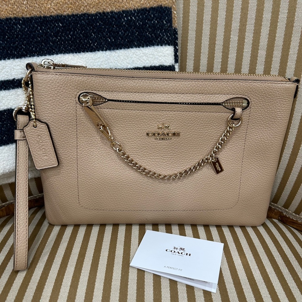Authentic Coach Oversized Wristlet